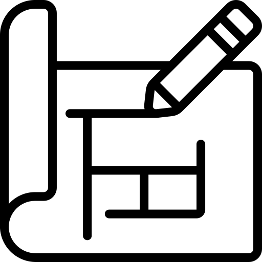 Kanzler Facility GmbH - Hausmeisterservice, Reinigung, sanierung & Wasserschadensanierung - Bauplan-Symbol