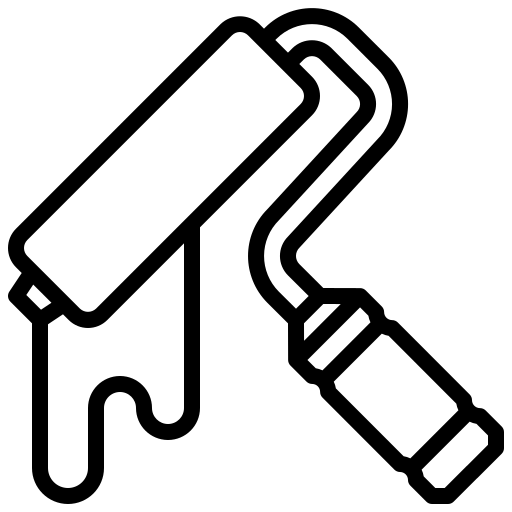 Kanzler Facility GmbH - Hausmeisterservice, Reinigung, sanierung & Wasserschadensanierung - Farbrollersymbol