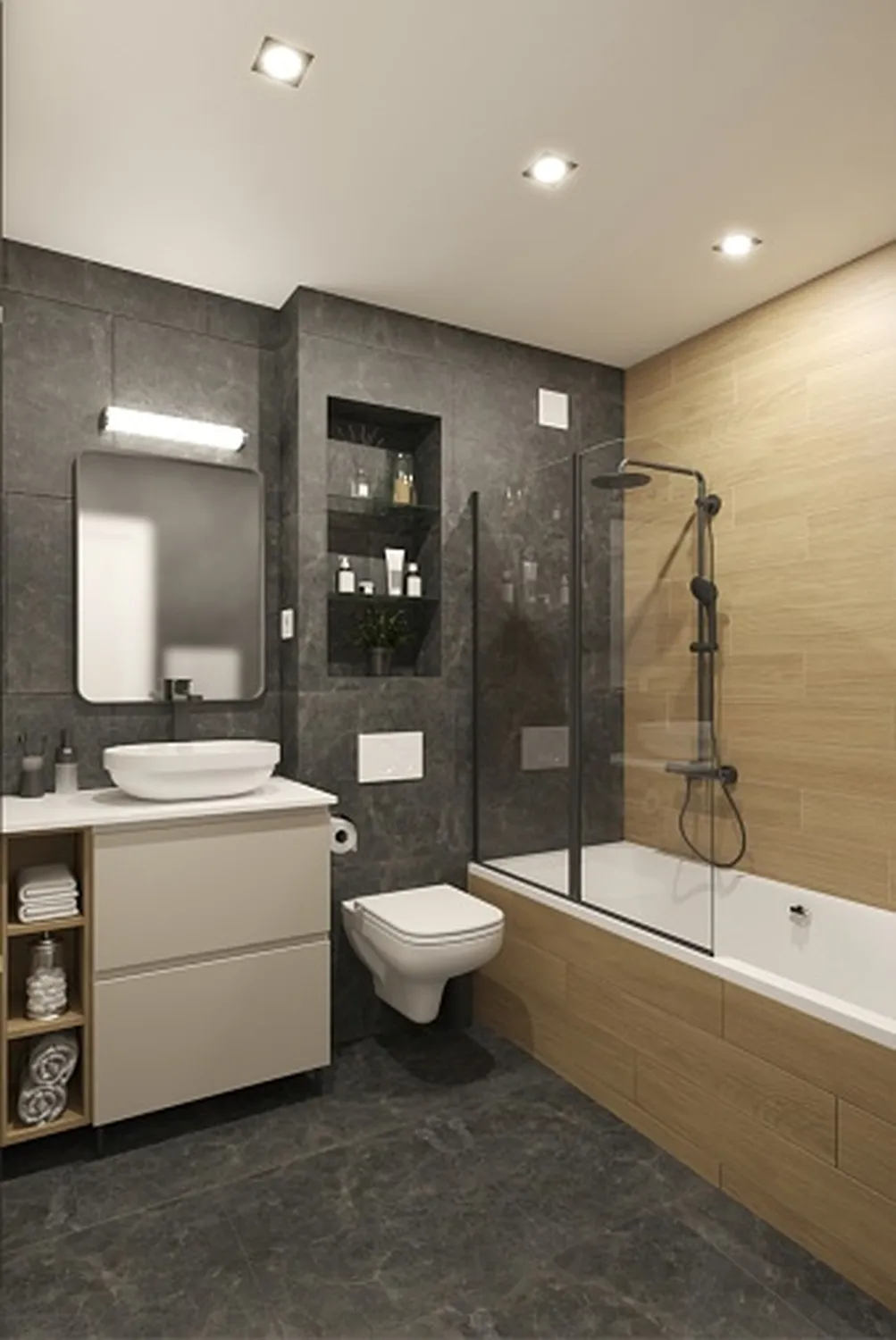 Kanzler Facility GmbH - Hausmeisterservice, Reinigung, sanierung & Wasserschadensanierung - Ausstellung verschiedener moderner Badezimmerarmaturen und -designs.